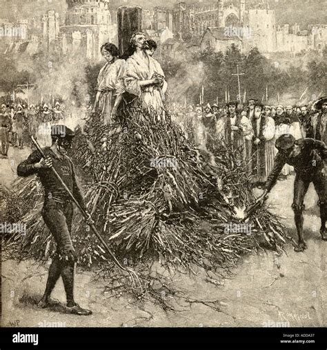 burned at stake